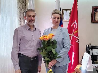 Поздравили президента Нотариальной Палаты Марию Терехову с переизбранием